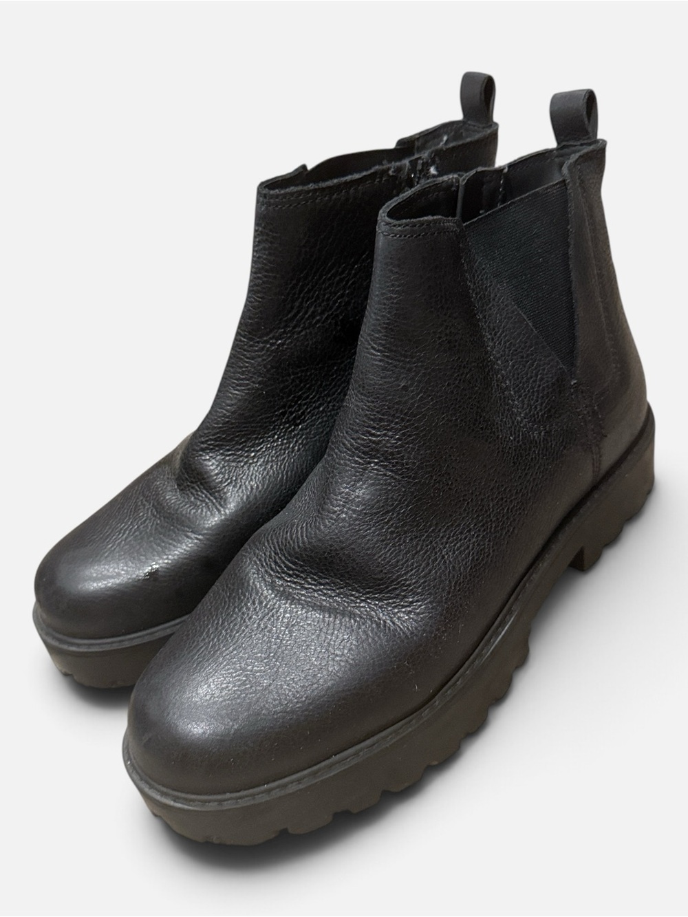 Black Zodiac Platform Boots - Women
